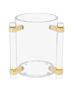 Lucite Wash Cup with Elegant Handles