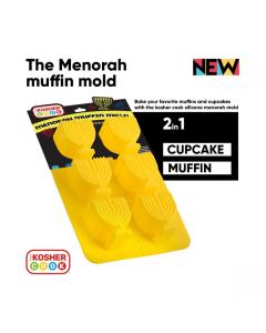 Silicone Mold - Menorah (Large)