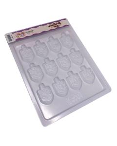 Chanukah Chocolate Mold - Dreidels