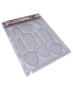 Chanukah Chocolate Mold - Assorted Shapes