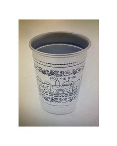Nickel Kiddush Cup Old City Design
