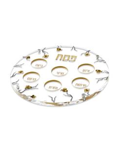 Golden Branch Seder Plate