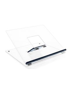 Large Lucite Shender - Clear and Blue