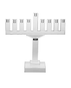 Clear Crystal Oil Menorah - 13" Tall