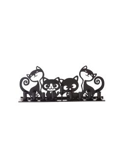 Metal "Cat's Meow" Menorah