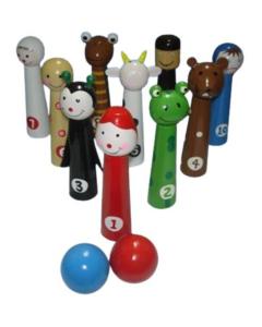 Passover Plagues Ten Pin Bowling Set