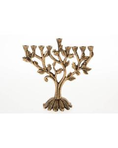 Metal Pomegranates Menorah