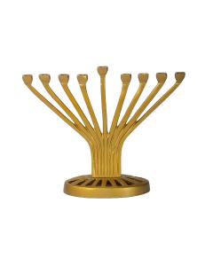 Metal Menorah - Gold