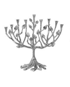 Metal "Tree of Life" Menorah