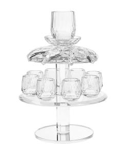 Crystal Fountain with 8 Cups