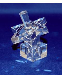Star of David Crystal Dreidel