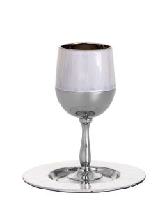 Kiddush Cup - White
