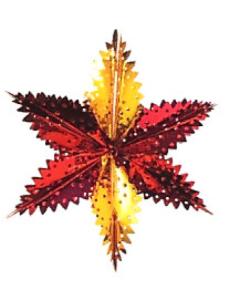 Red And Gold Star