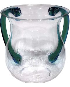 Karshi Clear Washing Cup - Green Handles