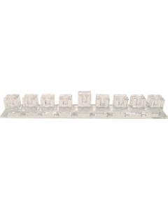 Crystal Cube Menorah