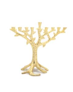 Gold Branch Menorah - 11.5" x 10.25"