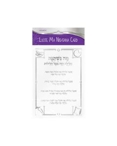 Lucite Ma Nishtana Card