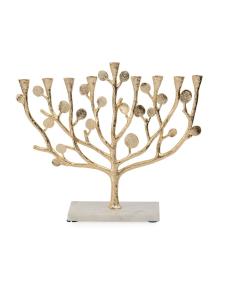 Botanical Leaf Menorah - Michael Aram Collection - Gold