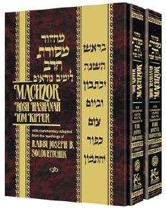 Machzor 2 Volume Set Masoras Harav Set