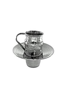 Stainless Steel Mayim Achronim -Hammered Design