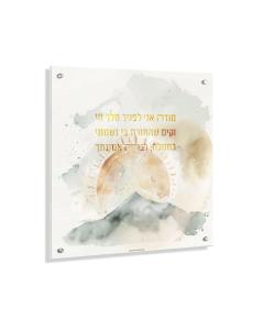 Watercolor Modeh Ani Wall Art