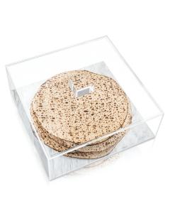 Large Grey Marble Design Matza Box