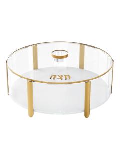 Pillar Round Matzah Box