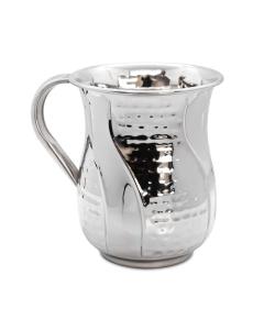 Stainless Steel Hammered Washing Cup