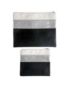 Vinyl Talit & Tefillin Bags - White, Silver, & Black