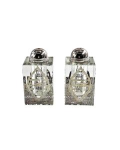 Crystal Salt & Pepper Shakers