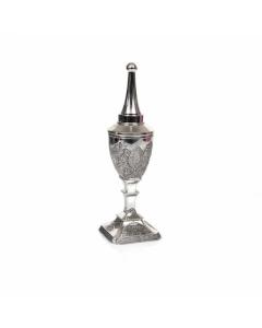 Silver-Plated Filigree Besamim Holder