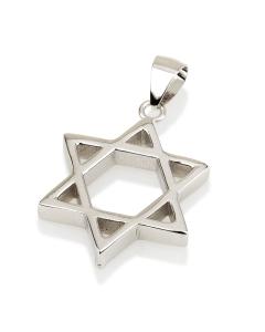 Silver Star of David Pendant