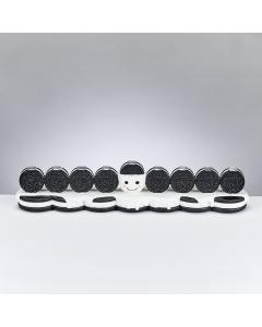 Hand-Painted Resin Cookies Menorah