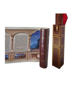 Vaksberger Childrens' Megillah Scroll in Leather Case - 13"