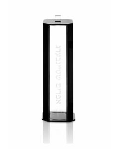 Black & Clear Lucite Megillah Holder - 12"