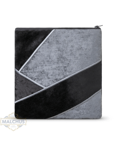 Talis Bag #870 Black Velvet & Silver Embroidery