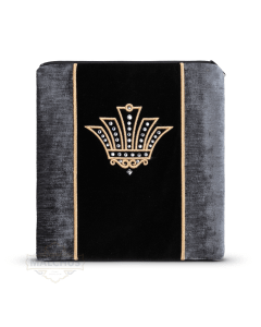 Talis Bag #890 Black Velvet & Gold Embroidery