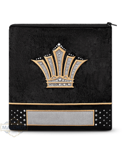 Talis Bag #905 Black Velvet & Gold Embroidery