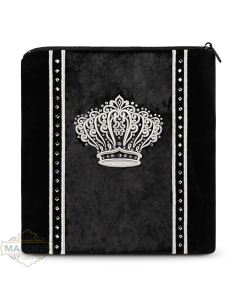 Talis Bag #910 Black Velvet & Gold Embroidery