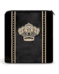 Talis Bag #915 Black Velvet & Gold Embroidery