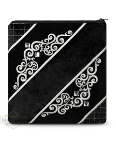 Talis Bag #918 Black Velvet & Gold Embroidery
