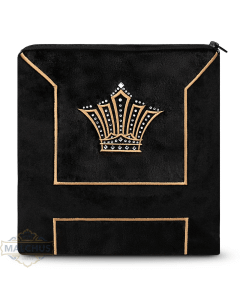 Talis Bag #920 Black Velvet & Gold Embroidery