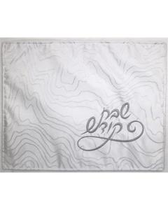 Jacquard Challah Cover - Silver Ripple