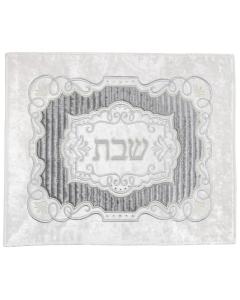 Square Challah Cover - Grey