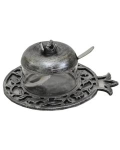 Pewter Honey Dish