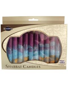 Safed Shabbat Candle - 12 Pack - Harmony Violet