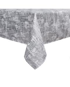 Jacquard Tablecloth - Silver Mosaic - 60" x 90"
