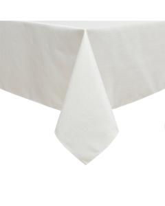 Jacquard Tablecloth with A Simple Design - White/Silver  - 70" x 108"