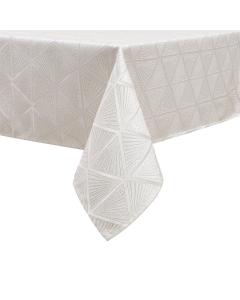 Jacquard Tablecloth - Silver Diamond - 70" x 108"