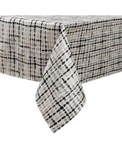 Jacquard Tablecloth - Black Weave - 60" x 90"